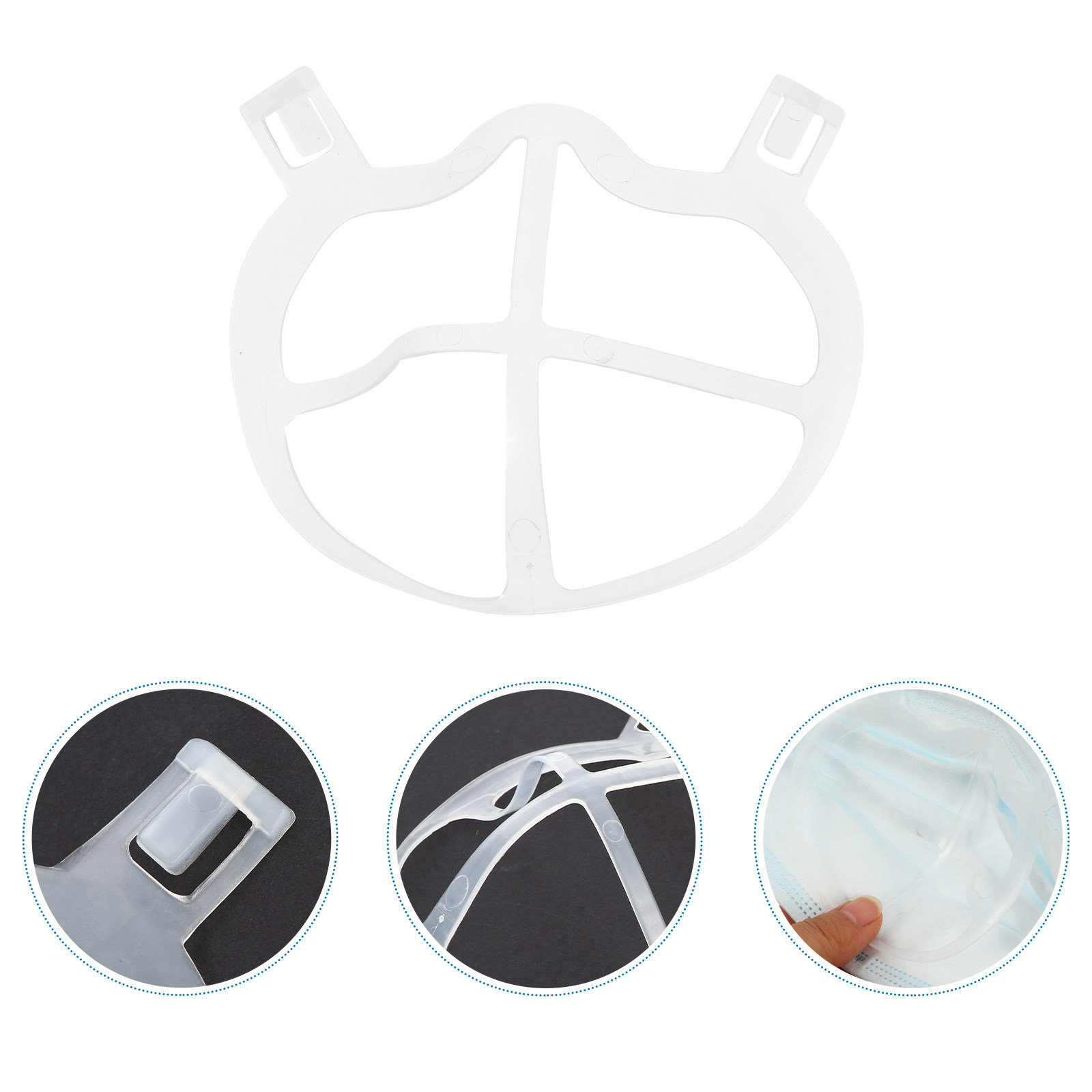 Silicone Mask Bracket - Soporte para mascarilla ligero e inodoro,