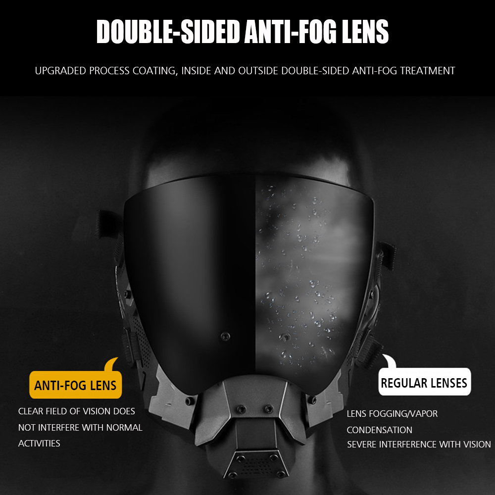Máscara táctica Airsoft para e - Anti Pollution Mask reseña y precio